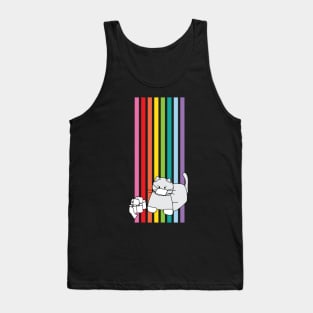 Corona Cat Rainbow Tank Top